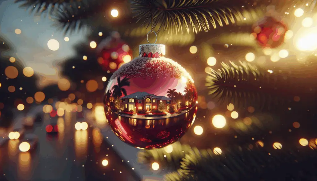 Christmas Eve in Coral Springs Neighborhood Lights and Holiday Cheer